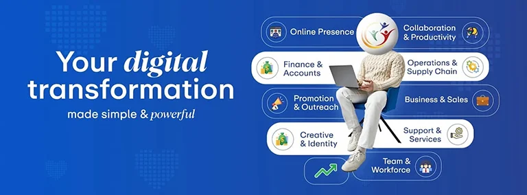 your digital transformation banner copy